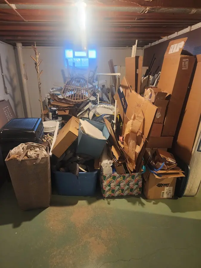 Roll-off dumpster container at job site for Concrete Dumpster Rental in Mukilteo